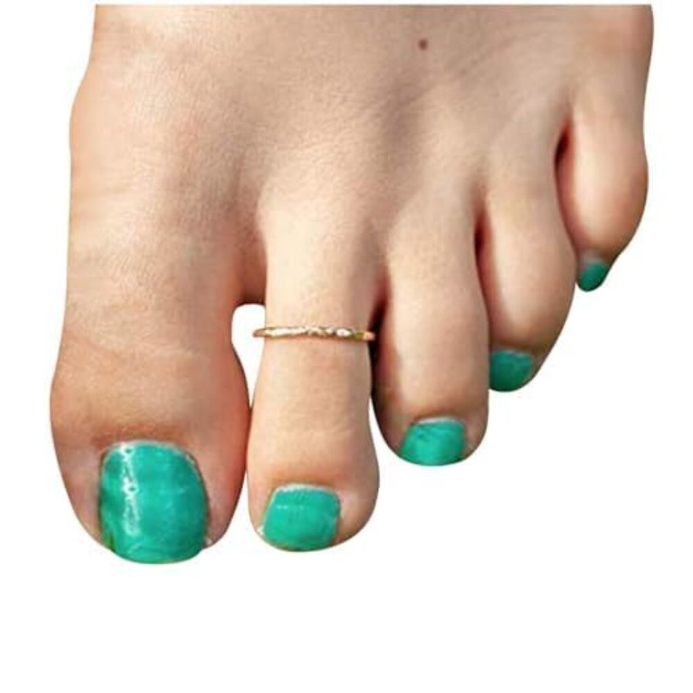 Toe Ring for Women– Adjustable – Silver, Gold, or Rose Gold – Simple and Comfort